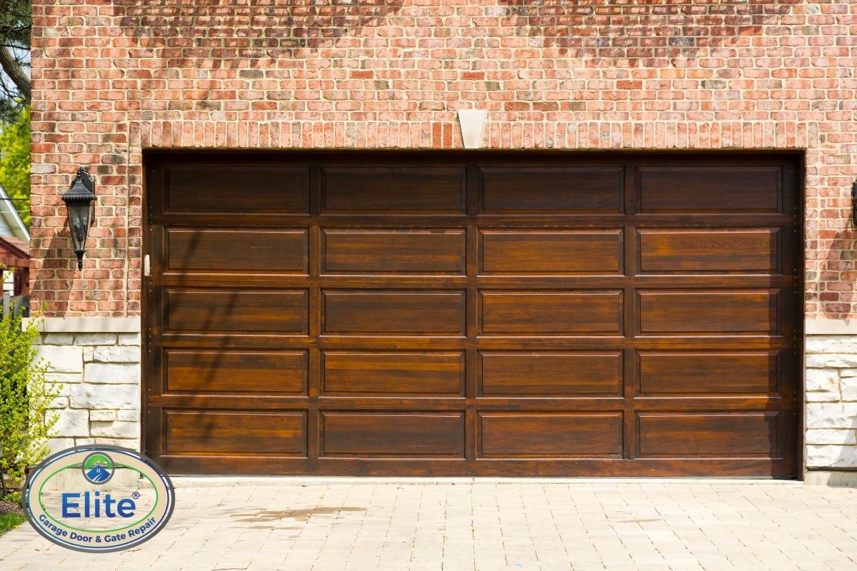 Maintaining the wooden garage doors