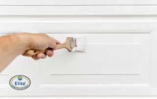 Painting the Garage Door