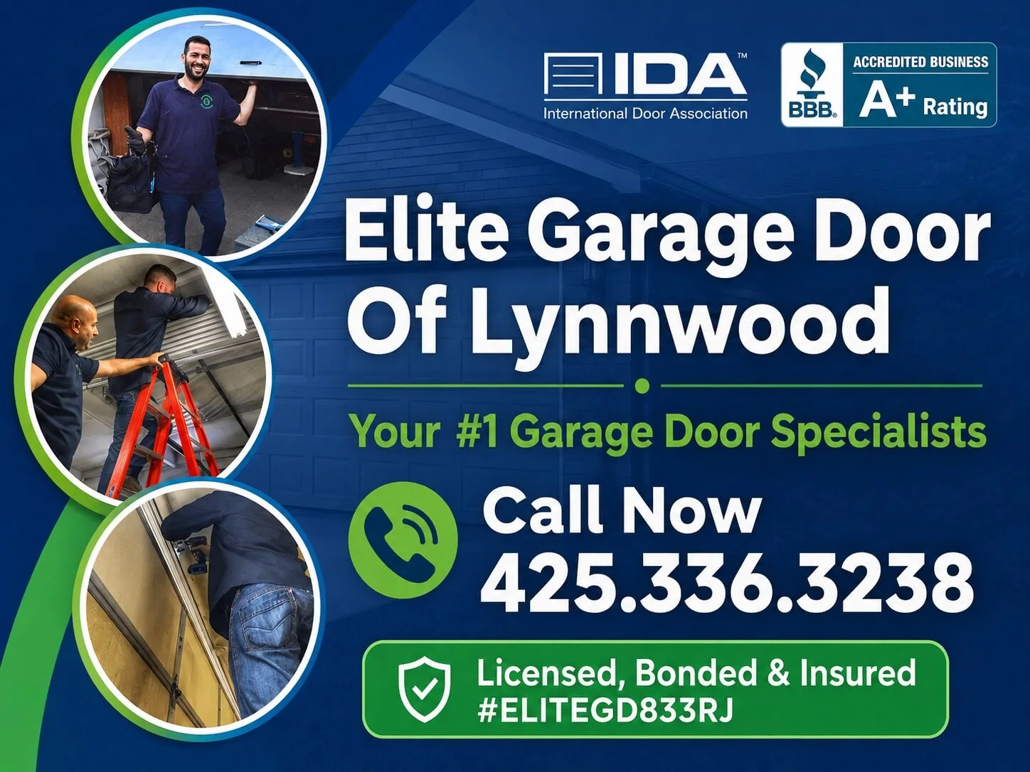Elite® Garage Door, Repair & Installation Services In Lynnwood