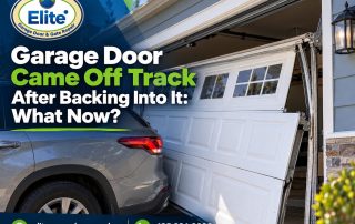 Garage Door Came Off Track After Backing Into It What Now