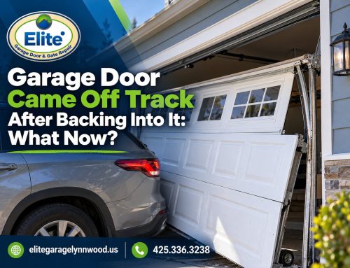 Garage Door Came Off Track After Backing Into It: What Now?