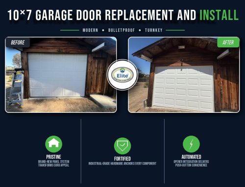New 10×7 Garage Door Install in Woodway, WA 98020