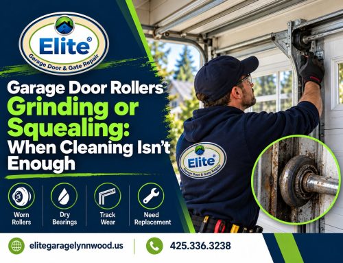 Garage Door Rollers Grinding or Squealing: When Cleaning Isn’t Enough