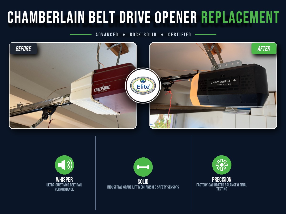 Belt Rail Opener System Install in Edmonds, WA 98026